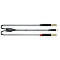 CFY3WPP 3 m Jack 3,5 mm stereo/2 x Jack 6,3 mono