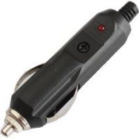 DC-PLED autokonektor napájací s poistkou a LED