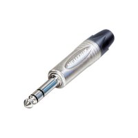 NP3X káblový samec Jack stereo 6,3mm, silver