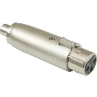 Redukcia CINCH Fem./XLR Fem.
