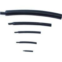 Zmršťovacia bužírka 6,4mm čierna